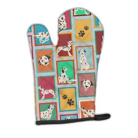 Lots of Dalmatian Oven Mitt Heat Resistant Thick Oven Mitt for Hot Pans and Oven, Kitchen Mitt Protect Hands, Cooking Baking Glove